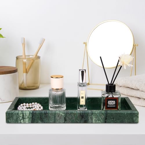 HESHIBI Marble Vanity Tray with Green Color