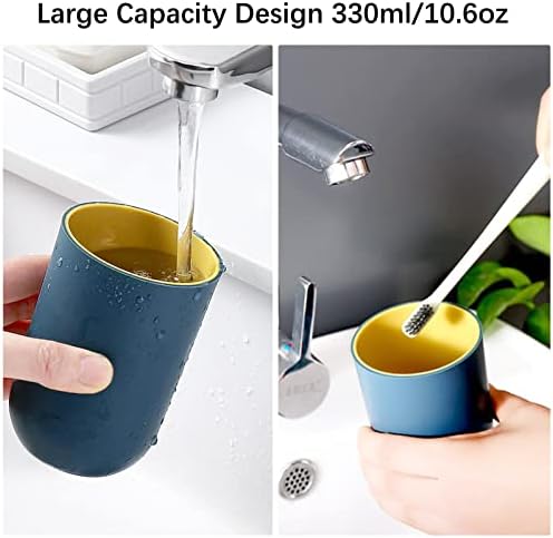 Discover the Yeulluey 4-Piece Bathroom Cups Set - Stylish Durable and Perfect for Daily Use