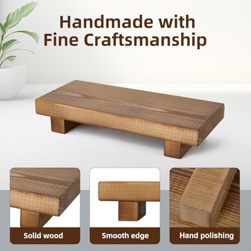 Handmade Wooden Bathroom Soap Holder - Rustic farmhouse decor tray