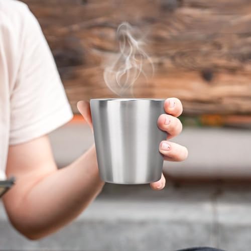 Beasea Stainless Steel Cups Double Insulated Tumblers for Reusable Drinking