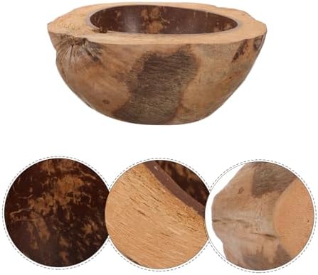 NUOBESTYNatural Coconut Shell Bowl for Daily Use