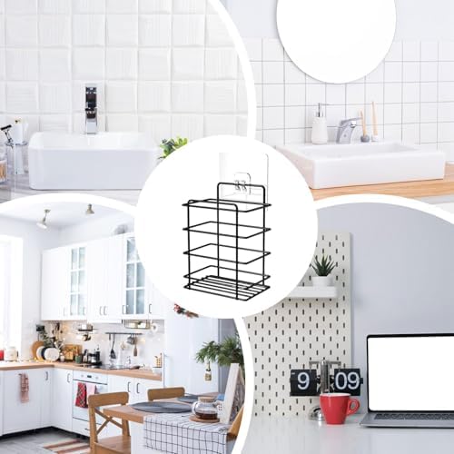 Space-Saving Wire Storage Basket for Bathrooms