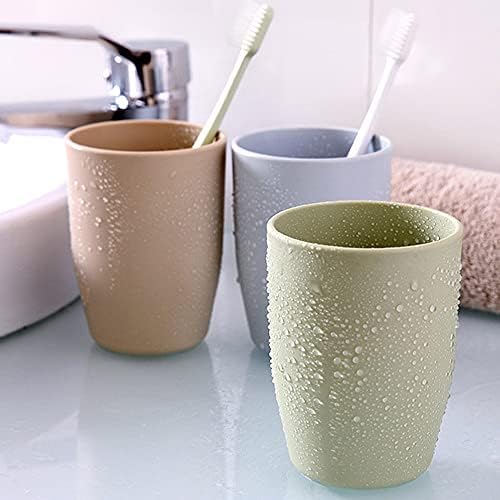 3-Piece Reusable Tumbler Toothbrush Holder Set Fashionable and Durable for Home and Travel