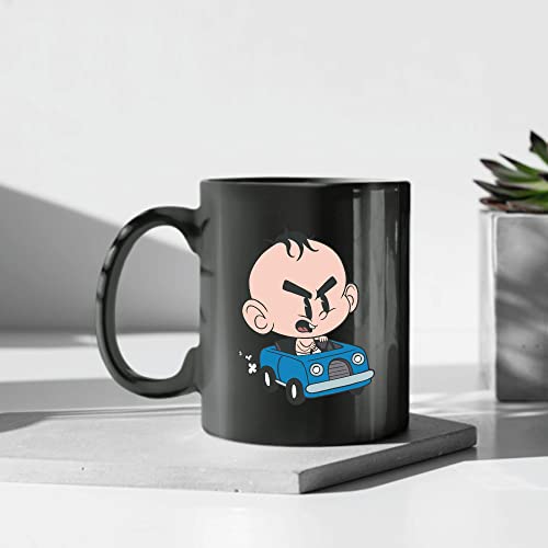 Surprise Angry Baby Car Coffee Mug