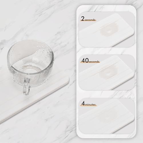 Fast Drying Diatomite Absorbent Kitchen Bathroom Tray