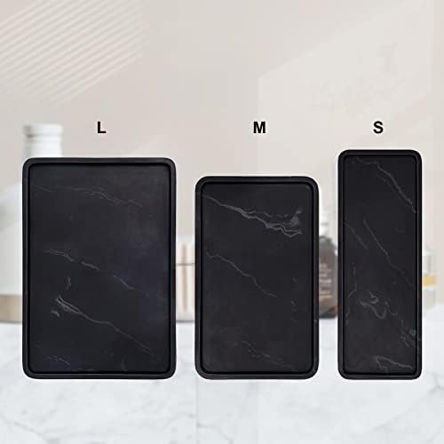 Marble Style Bathroom Vanity Tray Organizer 116x825