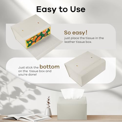 Personalized Anti-Liquidvtkleens with PU Leather Cover for Kleenex Hand Towels