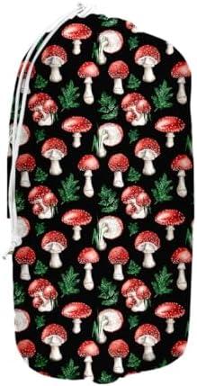 Cute Mushroom Toilet Paper Storage Bag with Reusable Design Organizer for Trash Increments