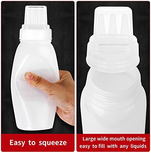 3-Pack Porous Condiment Squeeze Bottles 13oz