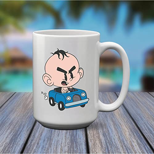 Proudteam Angry Baby Car Coffee Mug 11oz 15oz