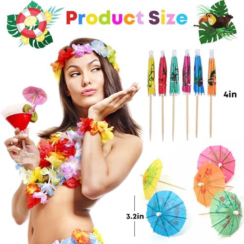 Stylish Cocktail Umbrella Picks