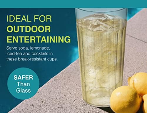 Arrow Home Products 6 oz Clear plastic tumblers