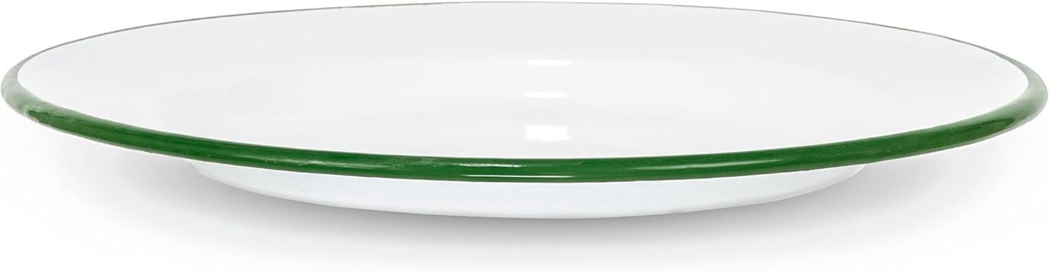Bring Home a Set of 4 Rustic Metal Dinner Plates for Family Get-together