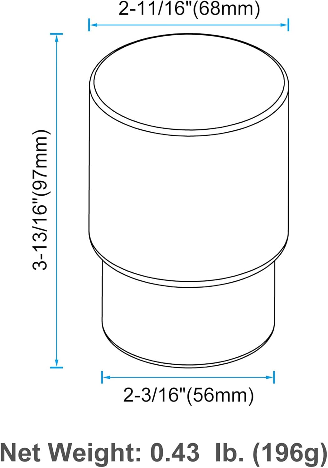 Angle Simple Frosted Glass Tumbler for Toothbrush Toothpaste