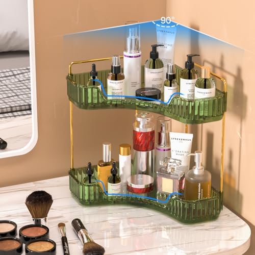 GTI 2-Tier Bathroom Organizer Multi-Functional Corner Organizer