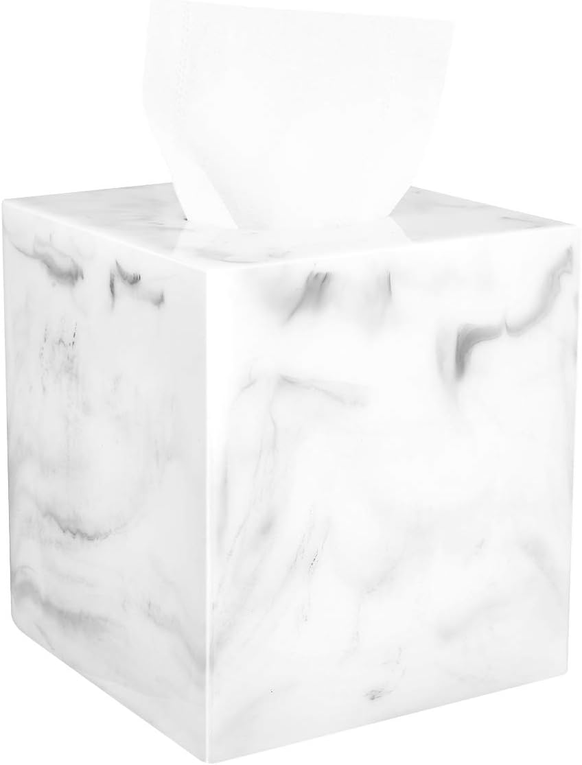 Luxspire Tissue Box Cover Holder Easy to Refill Durable Stylish