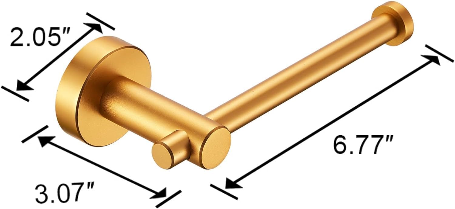 Golden Toilet Paper Holder System