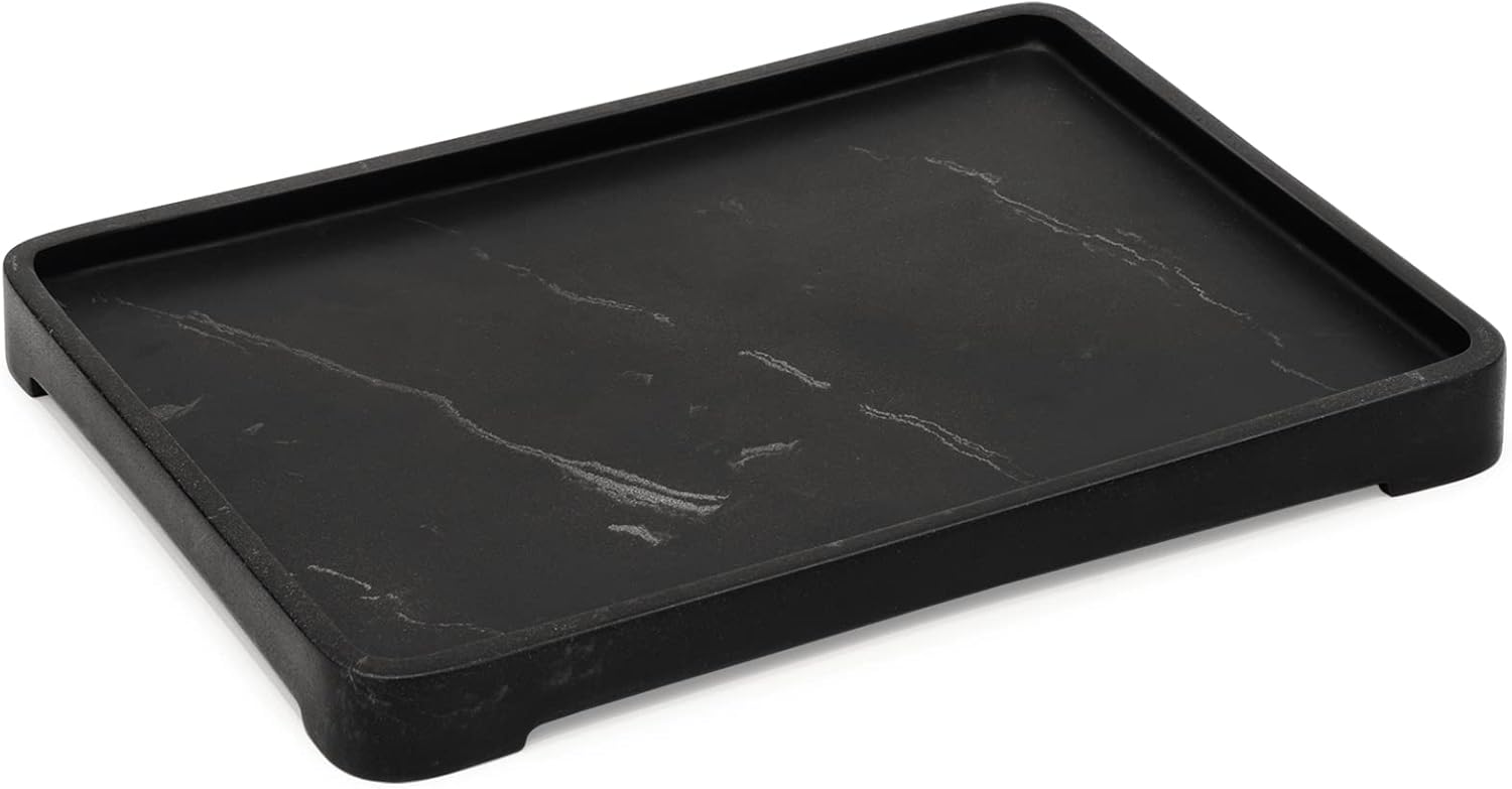 Marble Style Bathroom Vanity Tray Organizer 116x825