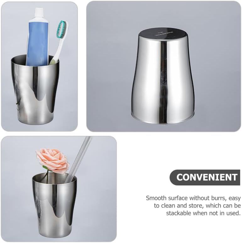 Cabilock Stainless Steel Bathroom Tumbler Holder