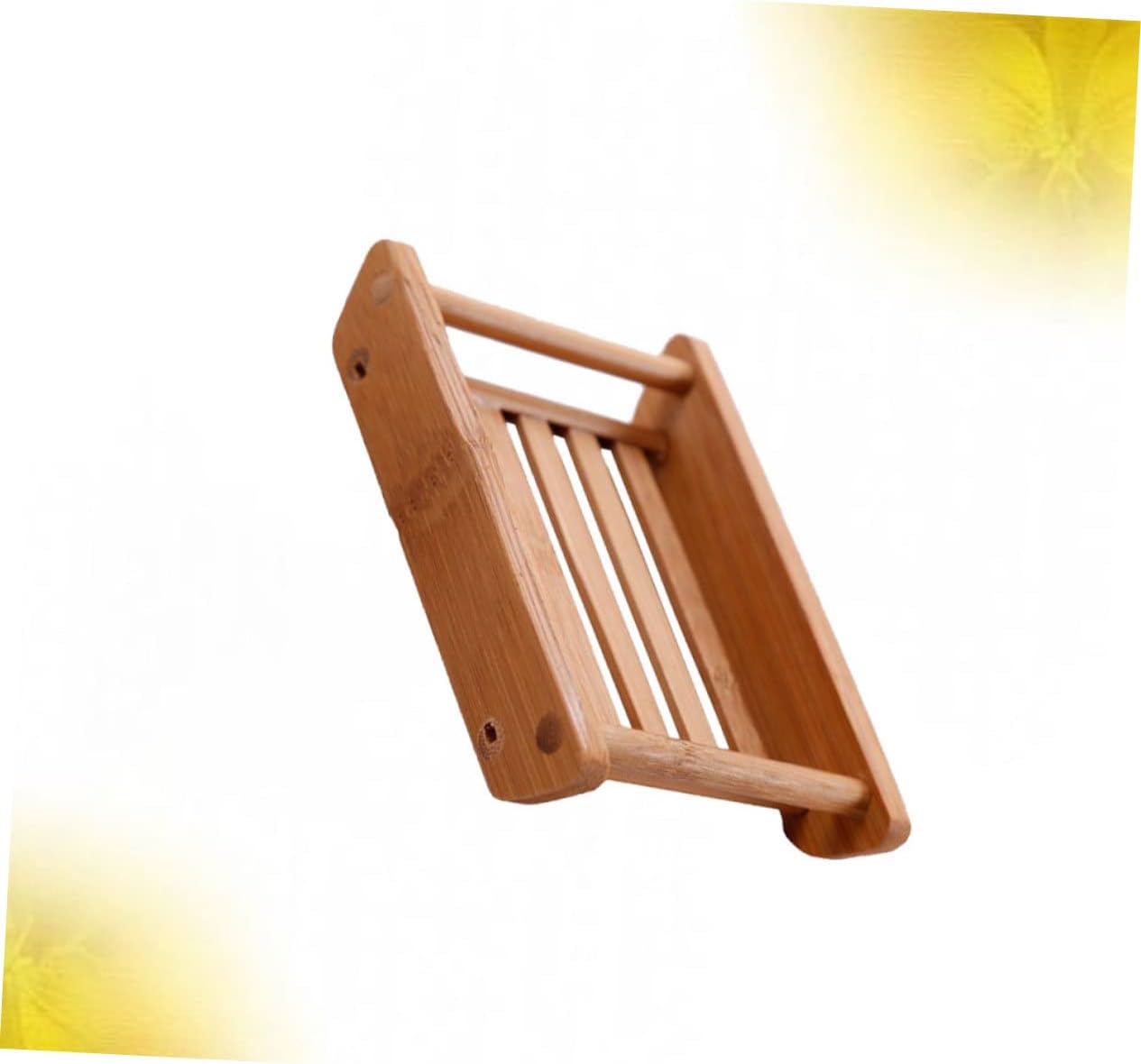 MAGICLULU 1Pc Creative Retro Wooden Soap Dish for Bath