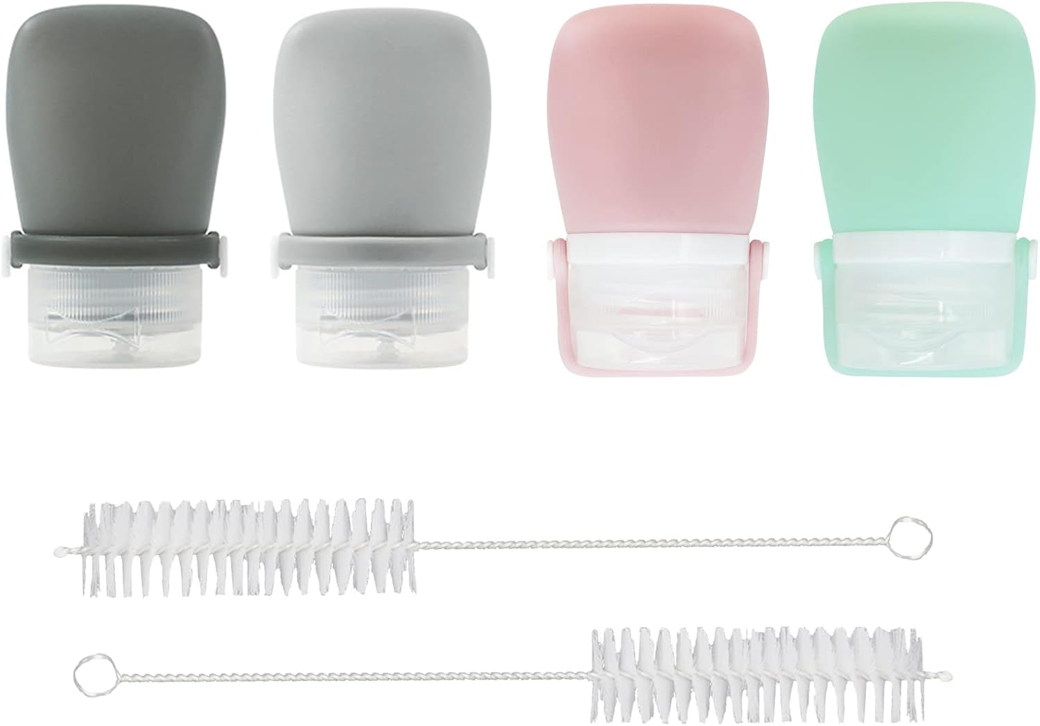 4-Piece Squeeze Salad Dressing Bottles for Travel