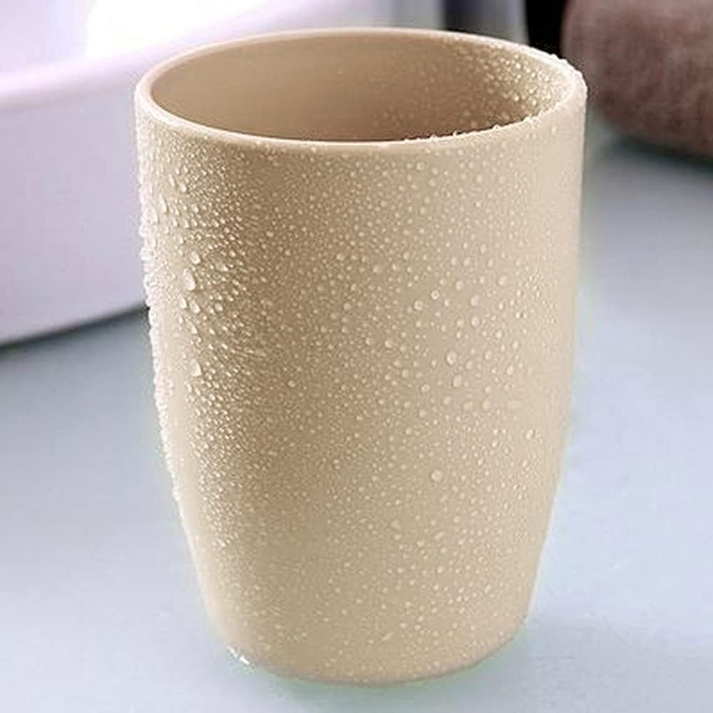 3-Piece Reusable Tumbler Toothbrush Holder Set Fashionable and Durable for Home and Travel