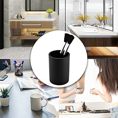 Matte Black Resin Tumbler Cup Bathroom Holder
