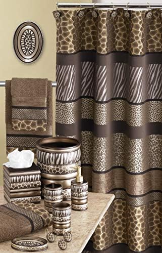Elegant Safari Stripes Tumbler for Modern Bathrooms