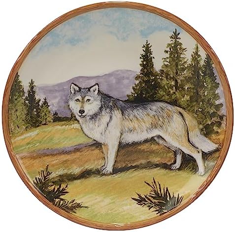 Certified International Mountain Summit 1075 Dinner Plate Set Multicolor
