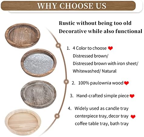 Hanobe Rustic Wooden Serving Tray