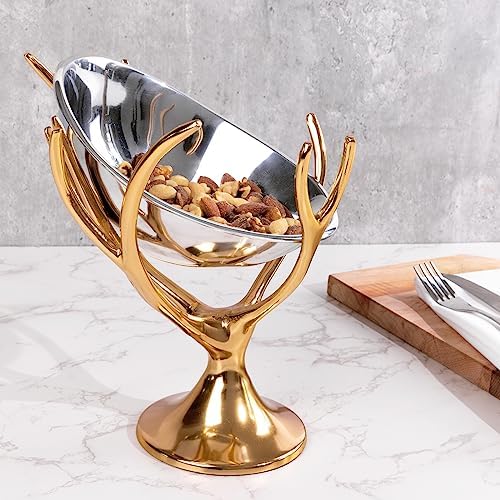 GUTE Decorative Antler Nut Bowl