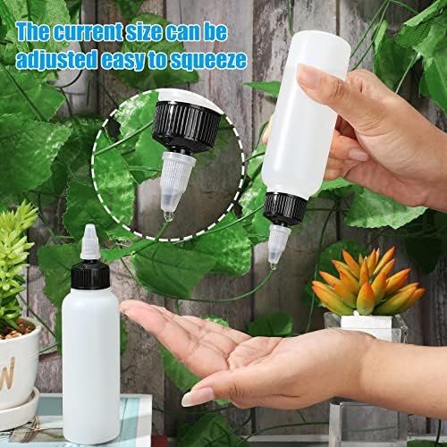 60-Piece Set of 4 oz Plastic Squeeze Bottles