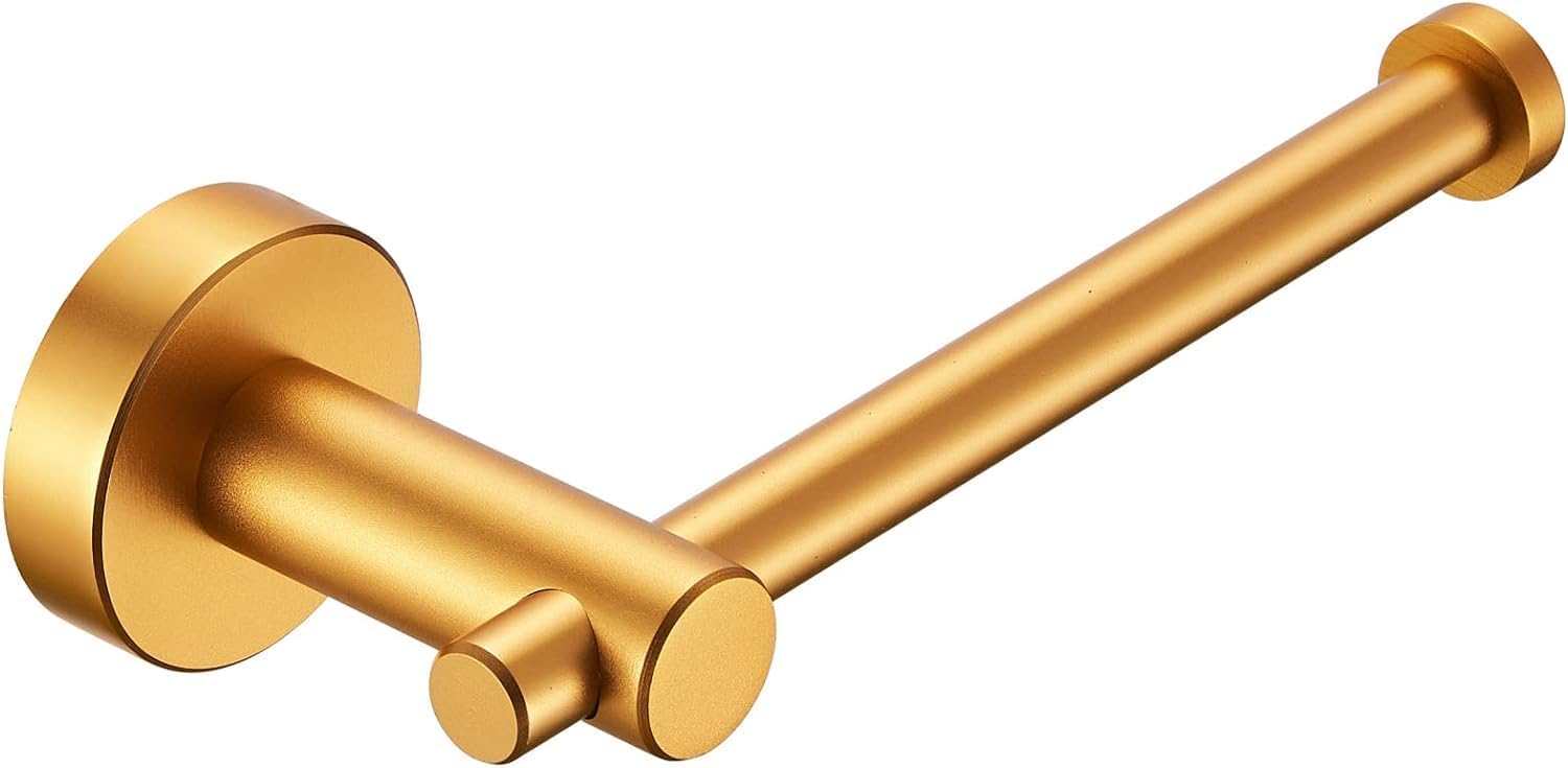 Golden Toilet Paper Holder System
