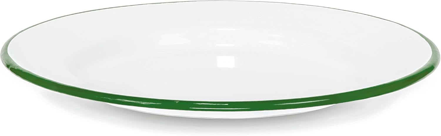 Bring Home a Set of 4 Rustic Metal Dinner Plates for Family Get-together