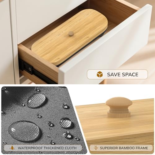 Convenient Toilet Paper Holder Organizer with Wheels for Bathroom Use