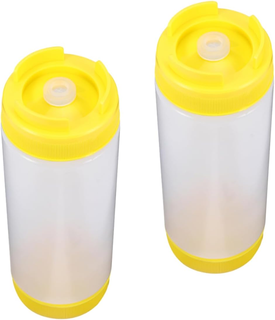 Luxshiny 2-Piece Double-Headed Squeeze Bottles Set