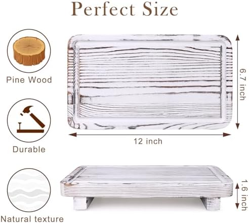 White Bathroom Trays Pedestal