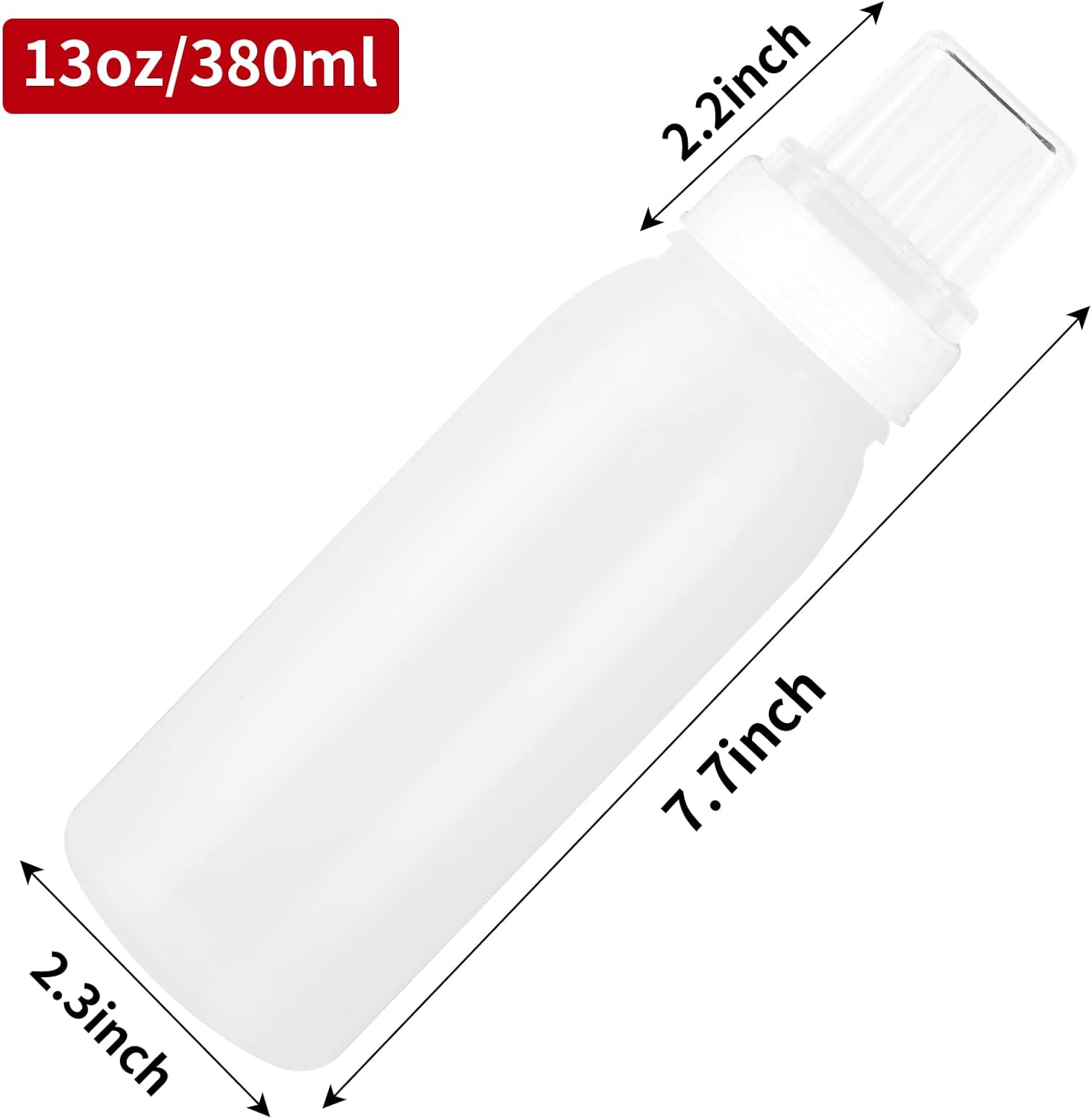 3-Pack Porous Condiment Squeeze Bottles 13oz