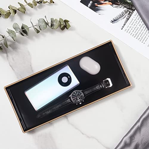 MAONAME Black Bathroom Vanity Tray
