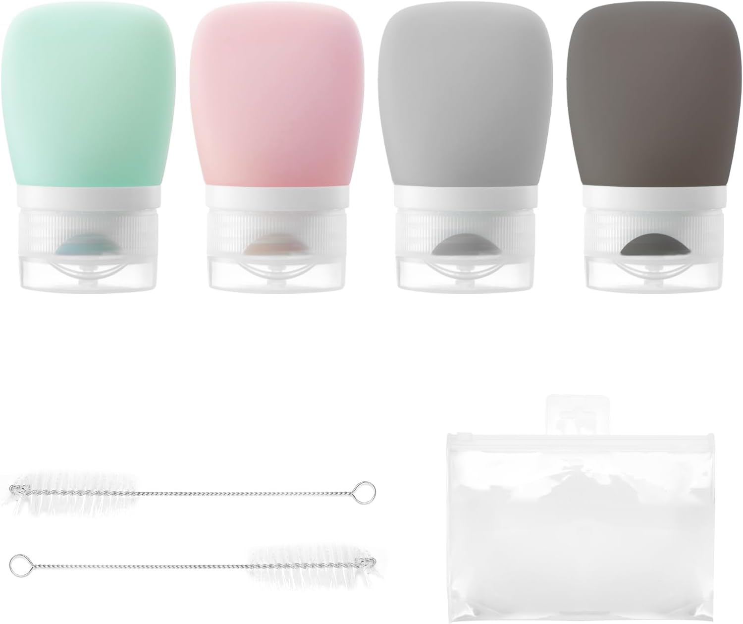 4-Piece Travel-friendly Squeeze Salad Dressing Set