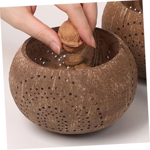 Eco-Friendly Coconuts Shell Candle Cup bowl Natural Kitchen Accessory