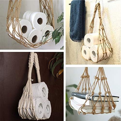 Pesine Bohemian Cotton Wall Mounted Toilet Paper Holder
