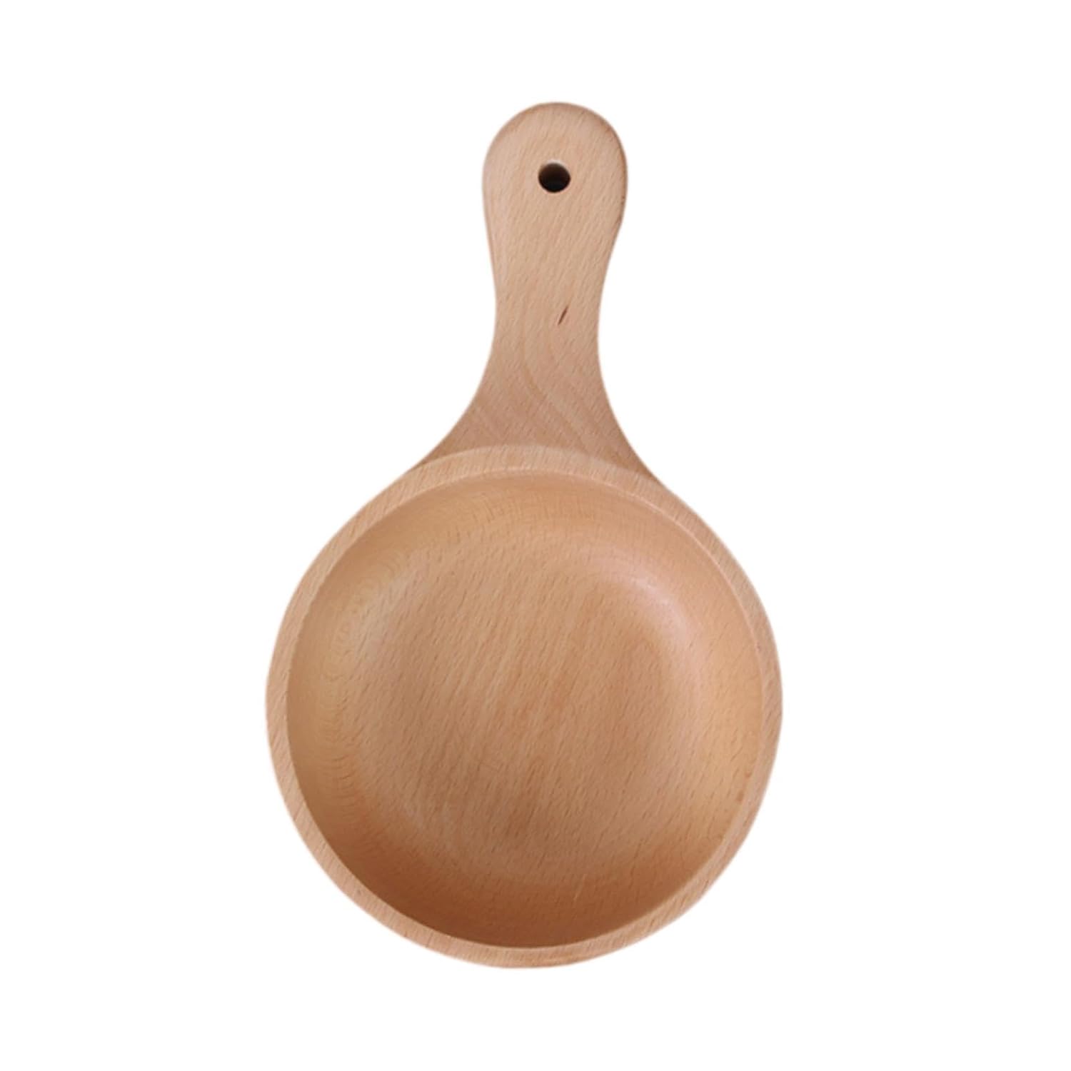 Bothyi Handcrafted Wooden Salad Bowl with Handle - Elegant Kitchen Essential