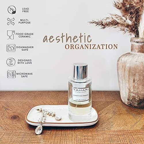 Pause Organize Mora Ceramic Vanity Tray