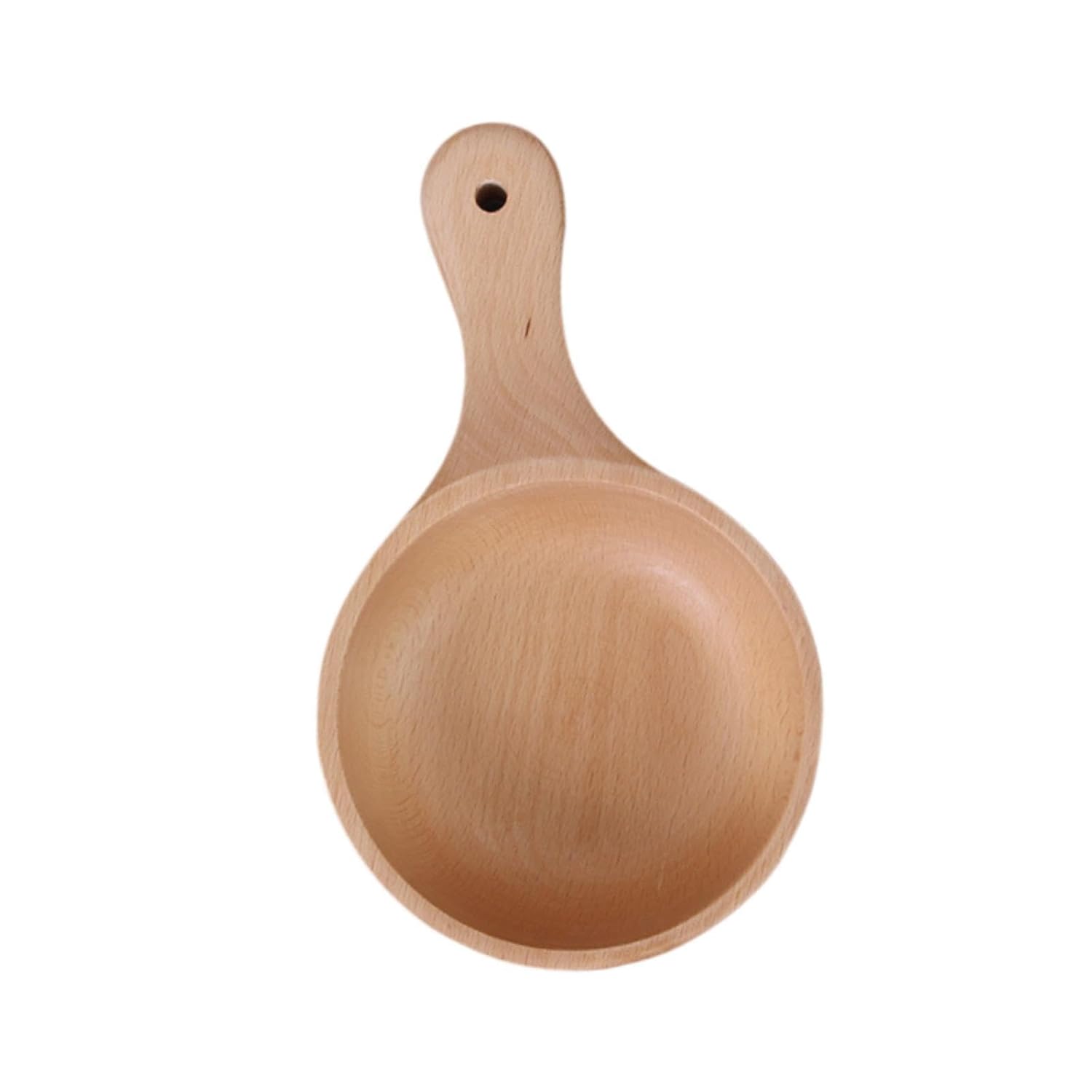 Bothyi Handcrafted Wooden Salad Bowl with Handle - Elegant Kitchen Essential