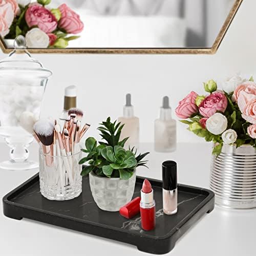 Marble Style Bathroom Vanity Tray Organizer 116x825