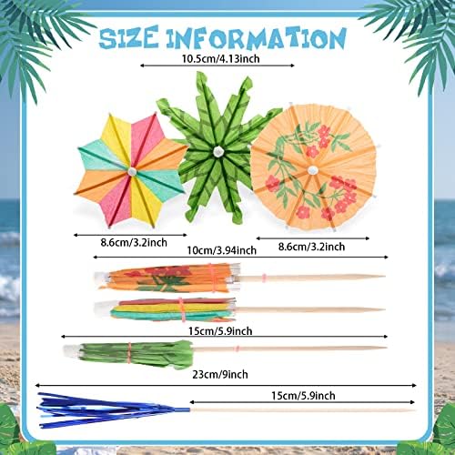 180-Piece tropical cocktail picks