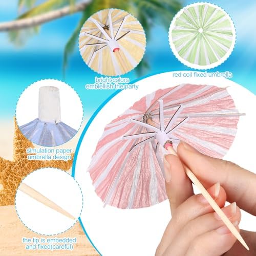 Perfect tropical drink accessories for summer parties