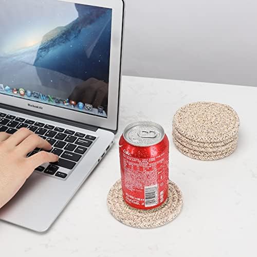 ABenkle Heat-Insulated 8-Piece Coasters Set Durable for Home Kitchen