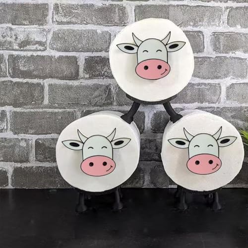 Cow Toilet Paper Holder Funny Bathroom Fun